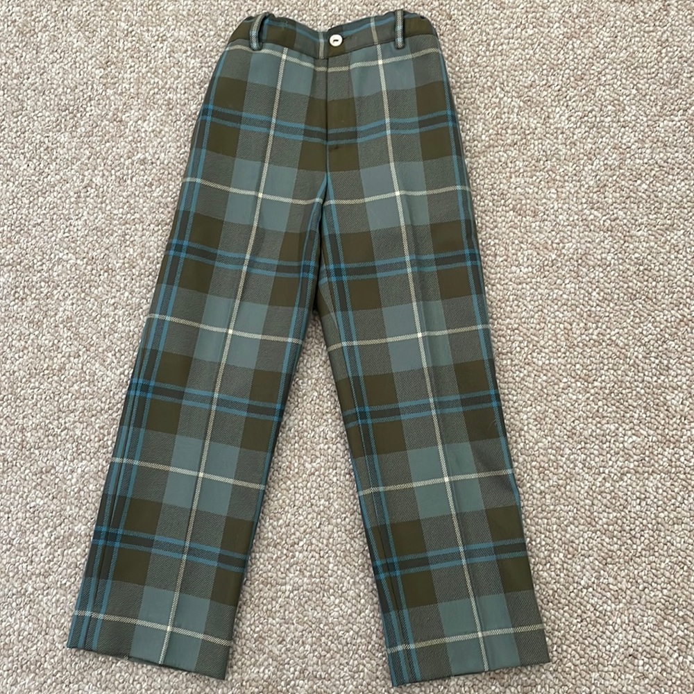 Oscar de la Renta boys plaid pants 6